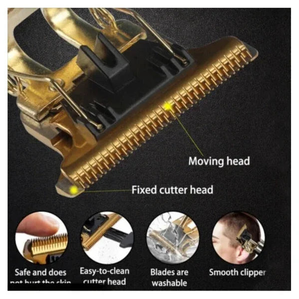 Electric Hair Trimmer for Men with Adjustable Blade and Cordless Design
